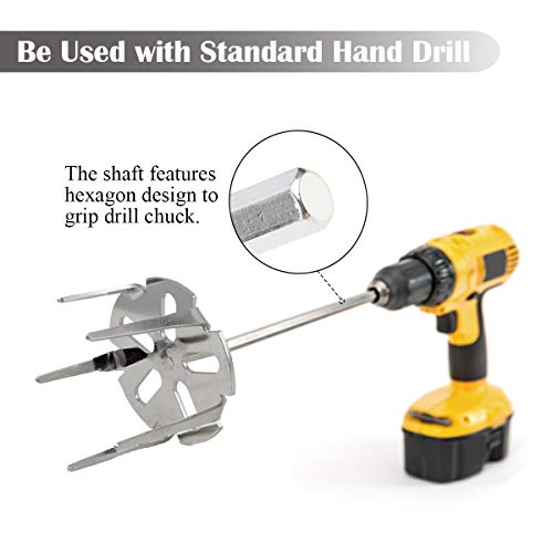 KAMaster Pork Puller Drill Attachment 304 Stainless Steel Meat Shredder