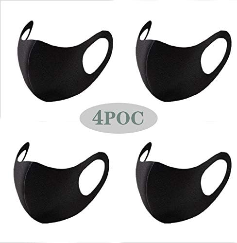 4PC Anti Dust Mask Face Mouth Mask Fashion Reusable Washable Outdoor Unisex Mask
