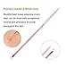 IBEET Blackhead Remover Kit,Comedone Extractor Tool,Anti-microbial Double-side,Treatment for Blemish, Whitehead Popping, Zit Removing for Risk Free Nose,Rose Gold, 4 PCS