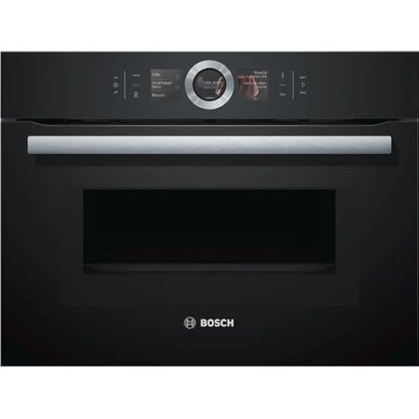 Bosch serie 8 - Horno compacto con microondas cmg6764b1 negro ...
