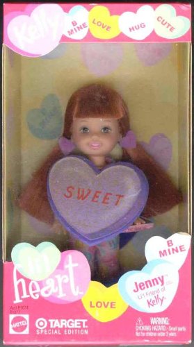 Valentines Kelly Barbie Doll Lil' Heart Redhead Jenny Sweet by Mattel