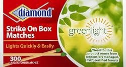 Diamond Greenlight Strike on Box Matches, 300