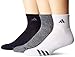 adidas Men's Cushioned Quarter Compression Socks (3-Pack)