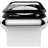 Apple Watch Series 2 Screen Protector, iVAPO Tempered Glass Series 2/1/Nike+[Full Screen Cover]3D Curved Edge Surface Unique Finish, Ultra Thin 0.3MM & HD, Untra Clear Invisible Shield for iWatch 42mm