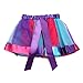 Rainbow Tutu Dance Skirt GoFriend Baby Girl Kids layered Tiered Ribbon Petticoat Dress Ballet Clubwear (M, 2-4 years, Color 1)