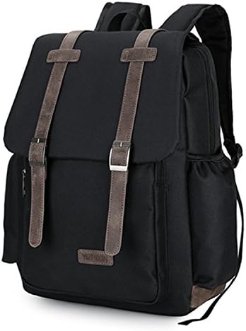 Men Canvas Backpacks Large School Bags For Teenager Travel Laptop Backbag Rucksack Gray Black Red