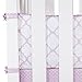 Trend Lab Orchid Bloom Crib Bumpers, Purple