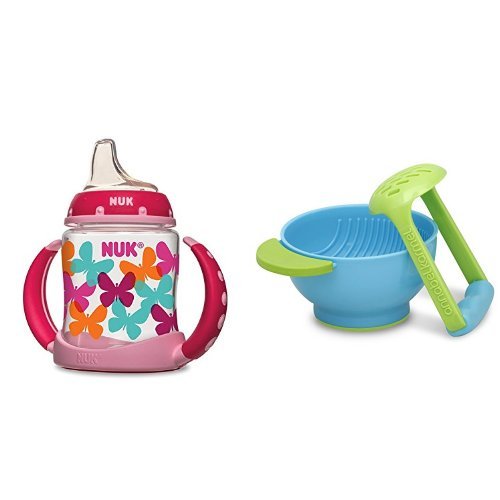 Nuk fashion elephants and butterflies learner cup in gi…