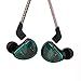 KZ AS10 Earbuds Pure 5 Balanced Armature 5BA Earphone, Musician in Ear Monitor Headphone High Fidelity HiFi Headset (No Microphone, Green) primary