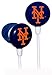 iHip MLF10169NYM MLB New York Mets Printed Ear Buds, Blue/Orange