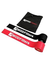 WODFitters Floss Bandas para aplastamiento y aletas de compresión muscular, movilidad y recuperación WODs   última tecnología   Elija entre 2" o extra ancho 4"   2 unidades con bolsa de transporte