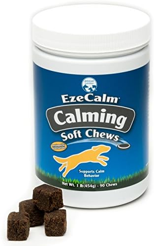 Calming Soft Chews for Dogs- 1 Pound of Highly Concentrated Soft Chews- GREAT VALUE. Hyperactive behavior relief+ Stress Relief+ Separation Anxiety Relief+ Barking Relief