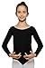 Mdnmd Girls' Classic Long Sleeve Leotard