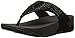 FitFlop Womens's Rokkit Flip Flop,Black Diamond,8 M US