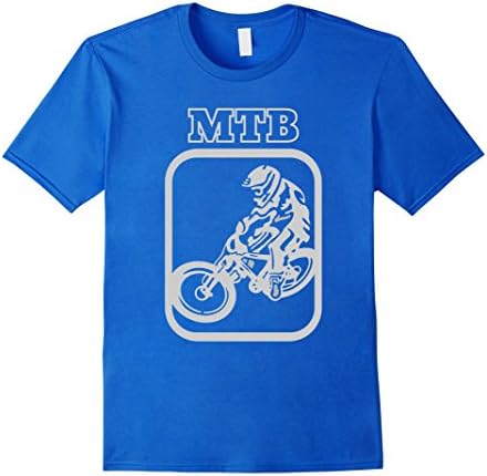 Men's MTB Downhill Freeride Mountain biking t-shirt Medium Royal Blue
