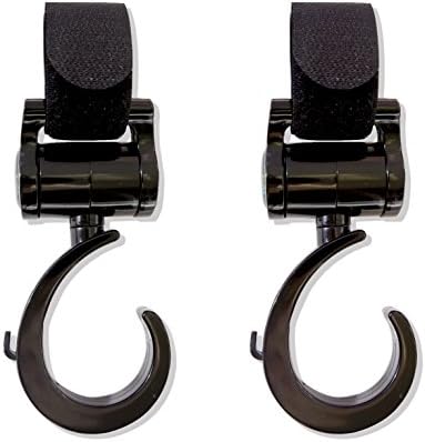 Cheekie Monkie Heavy Duty Stroller Hooks, Multi-Purpose Hooks (2 Pack)