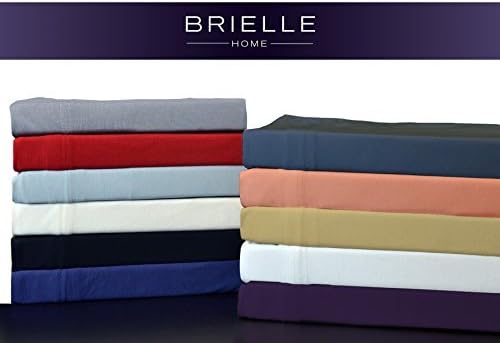 Brielle 100-Percent Modal from Beech Jersey Knitted Sheet Set(Graphite,Twin)