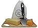 Cheese Slicer with Storage Bag, Hand-Held Cheese Plane Slicer, Stainless Steel Blade Slices Semi-Hard & Hard Cheeses thinly with ease, Enjoy your Cheese Slices!