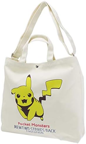 2way トートバッグ ショルダーバッグ ミュウツーの逆襲 Evolution ピカチュウ ポケモン ポケットモンスター キャラクター マチ付き キャンバス