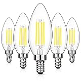 MAXvolador Dimmable E12 Candelabra LED Light Bulbs