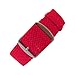 Wrist And Style Perlon Watch Strap (22mm, Red)