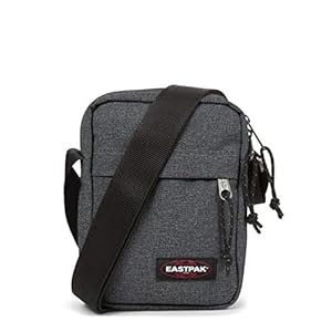 EASTPAK THE ONE Umhängetasche, 2.5 L – Black Denim (Grau)