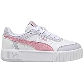 PUMA Kids Girls Carina Mia Lace Up Sneakers Shoes Casual - White