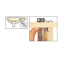 Table Top Fasteners with Screws, Desk Top