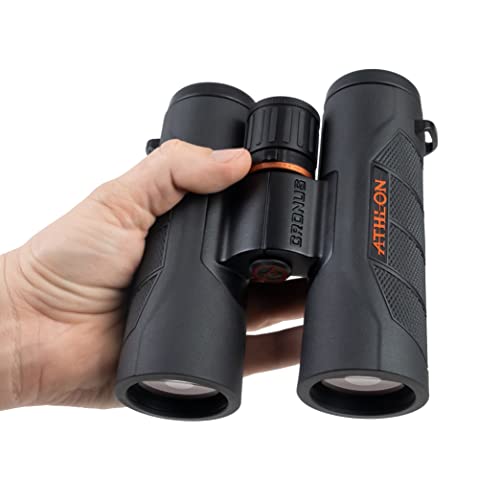 Athlon Optics 10x42 Cronus G2 UHD Black Binoculars with Eye Relief for
