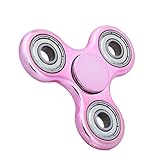 Xinyuanweiye Tri-Spinner Fidget Toy 3D Printing Ceramic Bearing EDC Focus Toy for Killing Time (Rose Gold)
