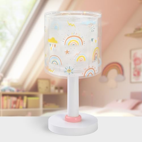 Dalber Rainbow Rainbow 41191 Children's Bedside Lamp 8W | Children's Table Lamp or Bedside Lamp, Multi-Colour
