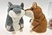 2PCS talking Hamster Repeats What You Say Electronic Pet Talking Plush Toy Buddy Mouse for Kids, 3 x 5.7 inches, Batteries Not Included