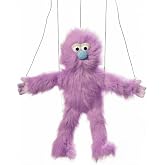 Silly Puppets Purple Monster Marionette String Puppet