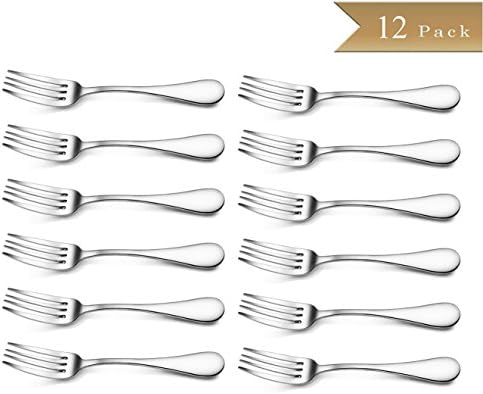 Pound K 12 Stainless Steel Dinner Fork, Flatware 7.2-Inch, Set of 12