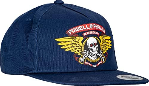 Powell Peralta Winged Ripper Snapback Cap Black at Amazon Men's