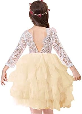 ruffle flower girl dress