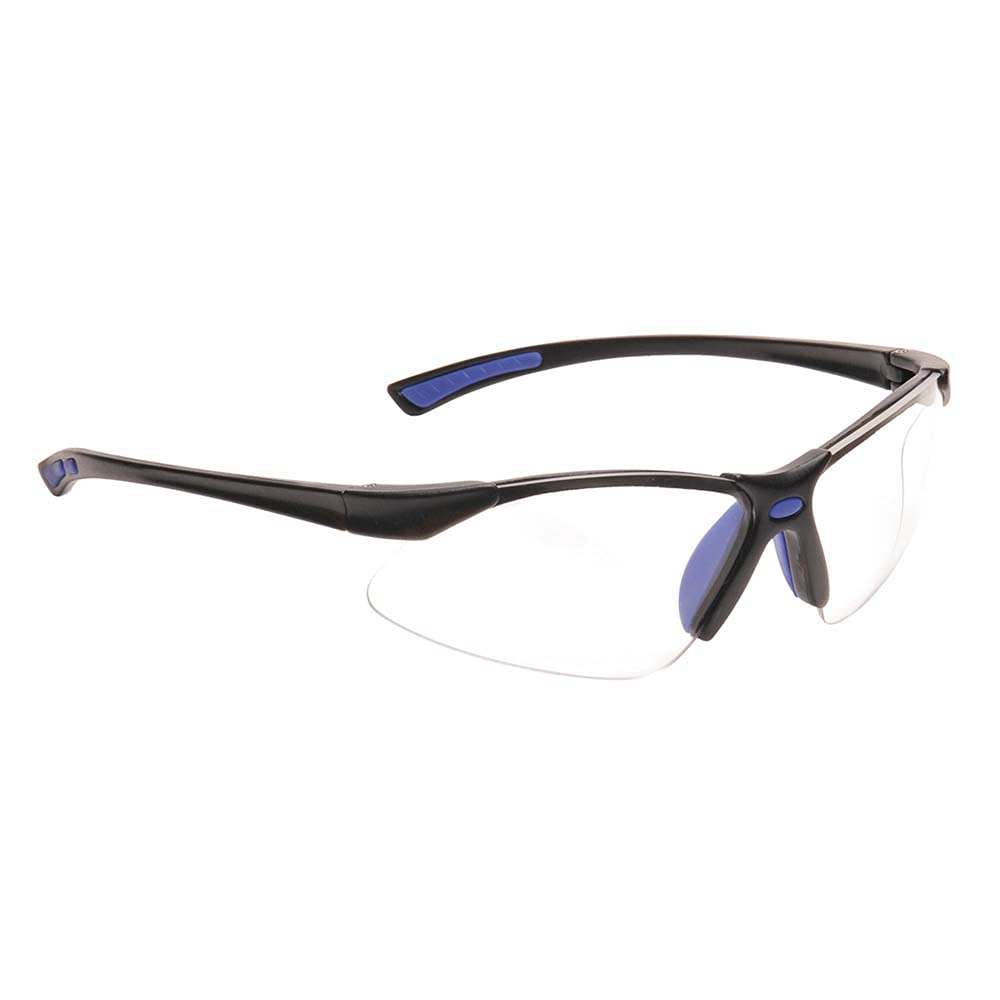 Portwest Bold Pro Spectacles, Size: One Size, Colour: Blue, PW37BLU