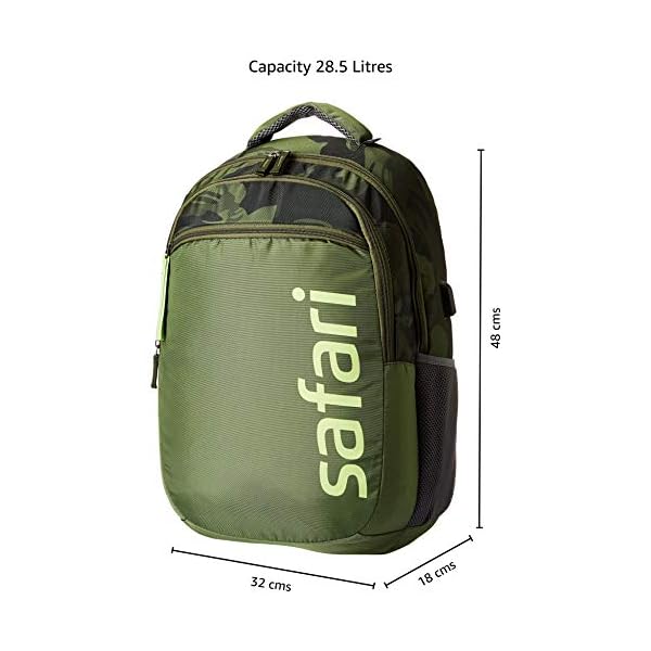SAFARI 28.5 Ltrs Green Laptop/Casual 