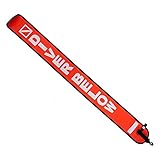 Scuba Choice Scuba Diving 4' Surface Marker Signal Tube with Plastic Clip, Orange