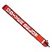 Scuba Choice Scuba Diving 4' Surface Marker Signal Tube with Plastic Clip, Orange primary