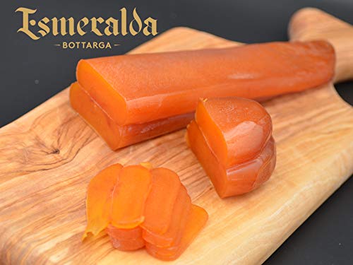 Bottarga Esmeralda - Caviar Of The Mediterranean - (Dried Mullet Roe) 3.19 ~ 4.2 oz Wild Caught from the Mediterranean Sea