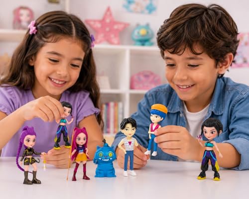 Set de Muñecas de Acción Fantasía – Juego de 6 Figuras con Armas y Ropa de Combate, Juguete para Niños y Coleccionistas