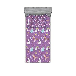 Ambesonne Magic Fitted Sheet & Pillow Sham
