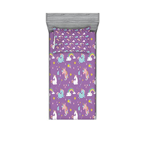 Ambesonne Magic Fitted Sheet & Pillow Sham