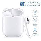 true wireless bluetooth headphones in ear 5 0 wireless earbuds stereo bluetooth headset with microphone anti sweat sports earbuds earphones compatible for androidiphone