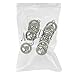 MonkeyJack 10 Pcs Tibetan Silver Western Horse Round Charms Pendants Jewelry DIY Making