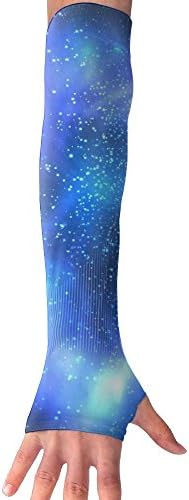 Stars In The Depths Of The Universe Wyftuan0008 UV Protection Ventilation Sunscreen Neutral Sun Sleeves Outdoors Motion Basketball Arm Sleeves