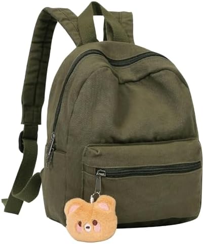 Amazon.com | Arbag Small Cute Backpack Vintage Casual Canvas  display picture 3