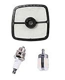 Podoy SRM 210 Air Filter for Echo Blower Trimmer Parts 13031054130 Oil Fuel Filter Spark Plug Kit SRM2100 PB 200 GT-200i GT-200EZR GT-200R GT-201i GT-201R GT-225 A226001410 RePower Kit