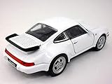 Welly 4.5 inch Porsche 911 / 964 Turbo Scale Diecast Model White